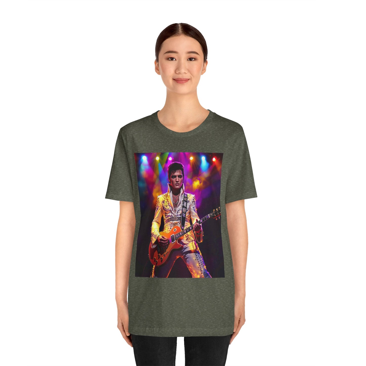 Elvis Jumpsuit Abstract T-Shirt