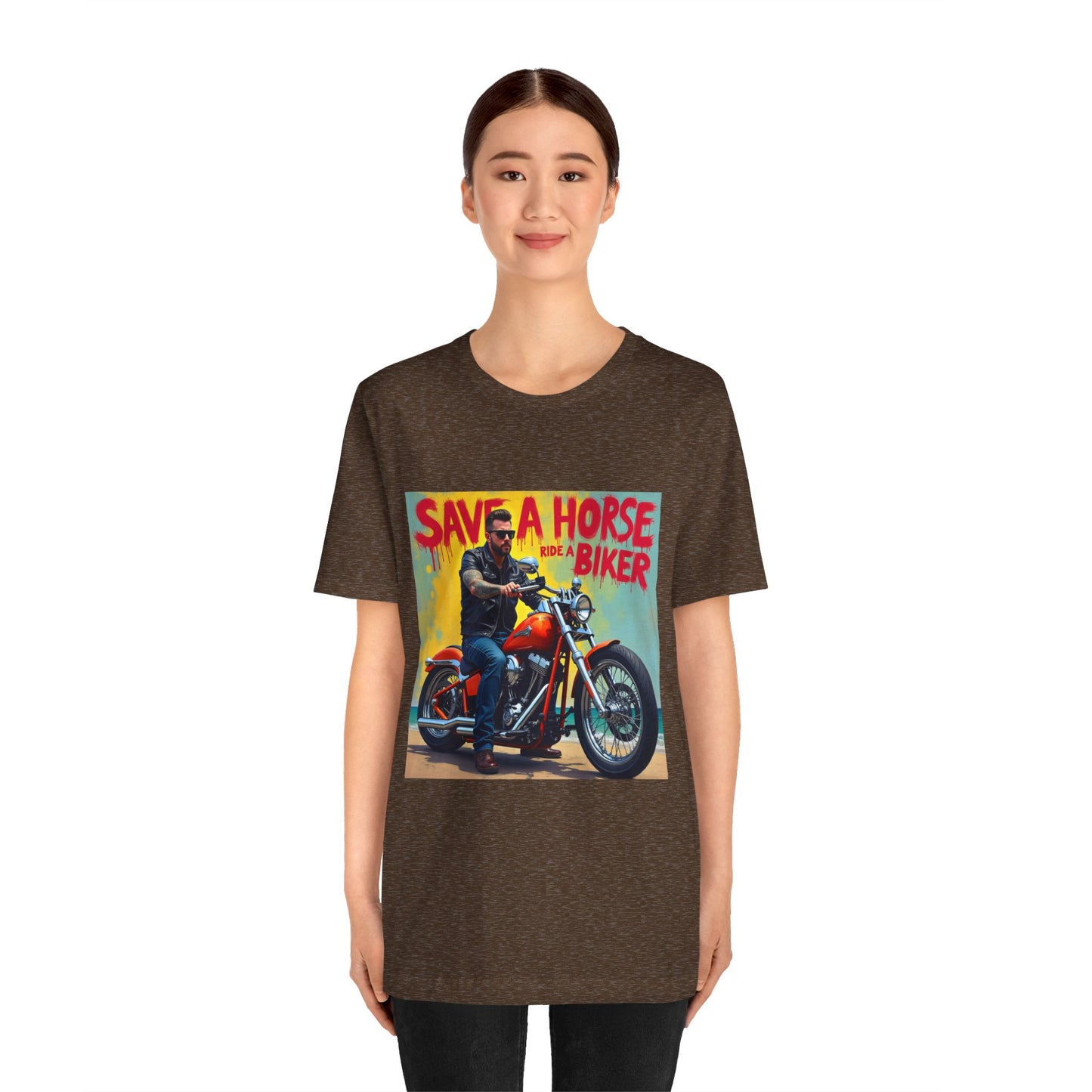 Save a Horse Ride a Biker Tee 2