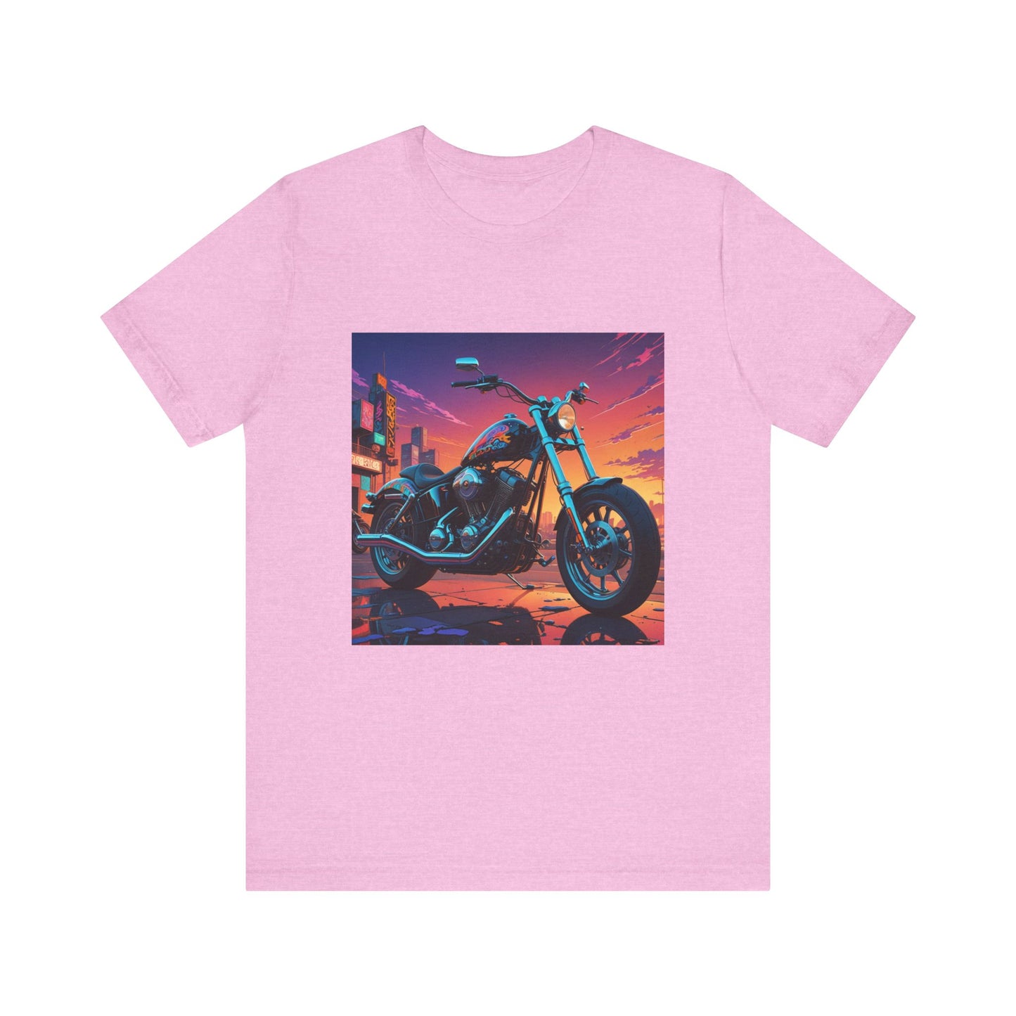 Chopper Abstract Background Tee