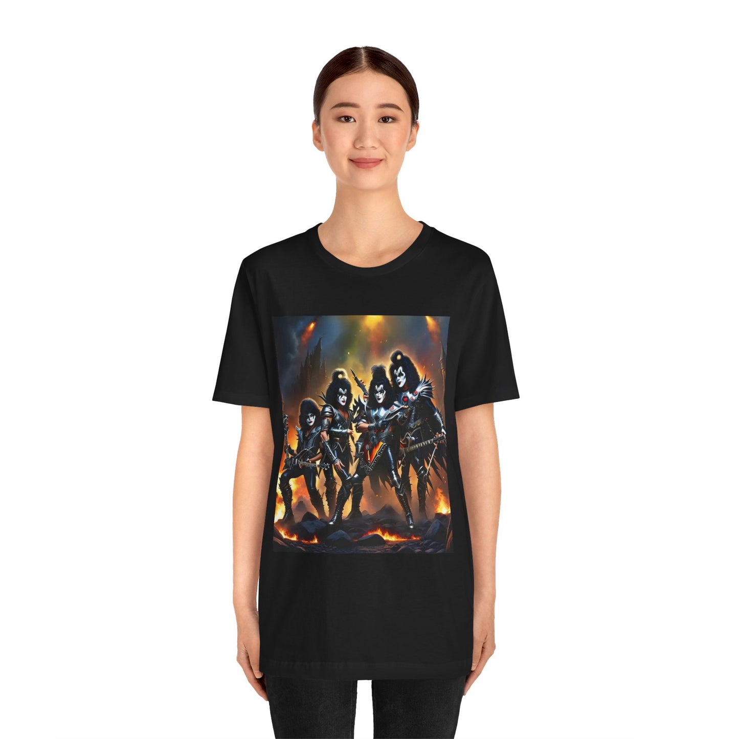 Kiss Band Abstract T-Shirt