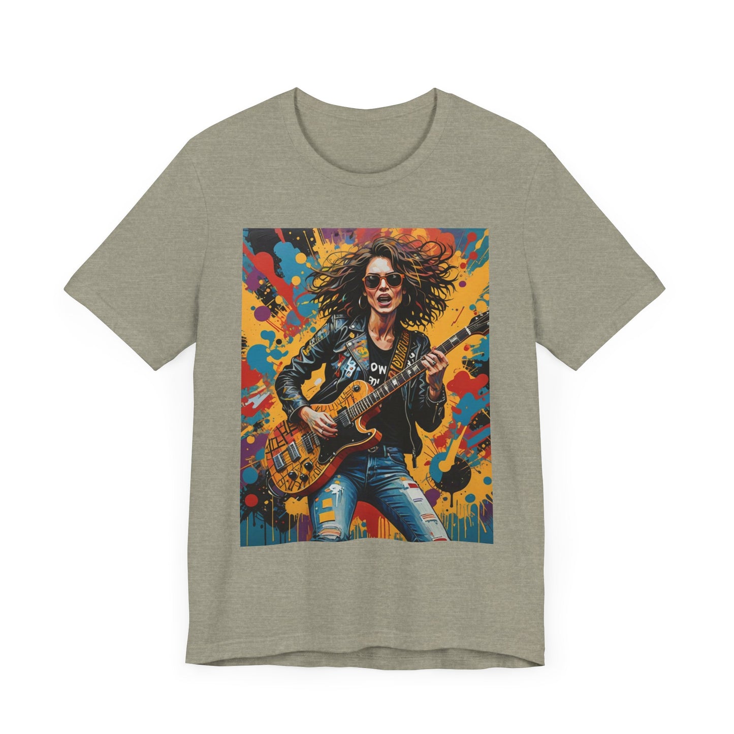 Female Rocker Abstract T-Shirt 2