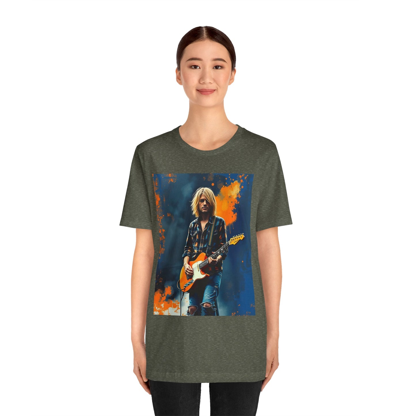 Kurt Cobain-Nirvana Abstract T-Shirt 2