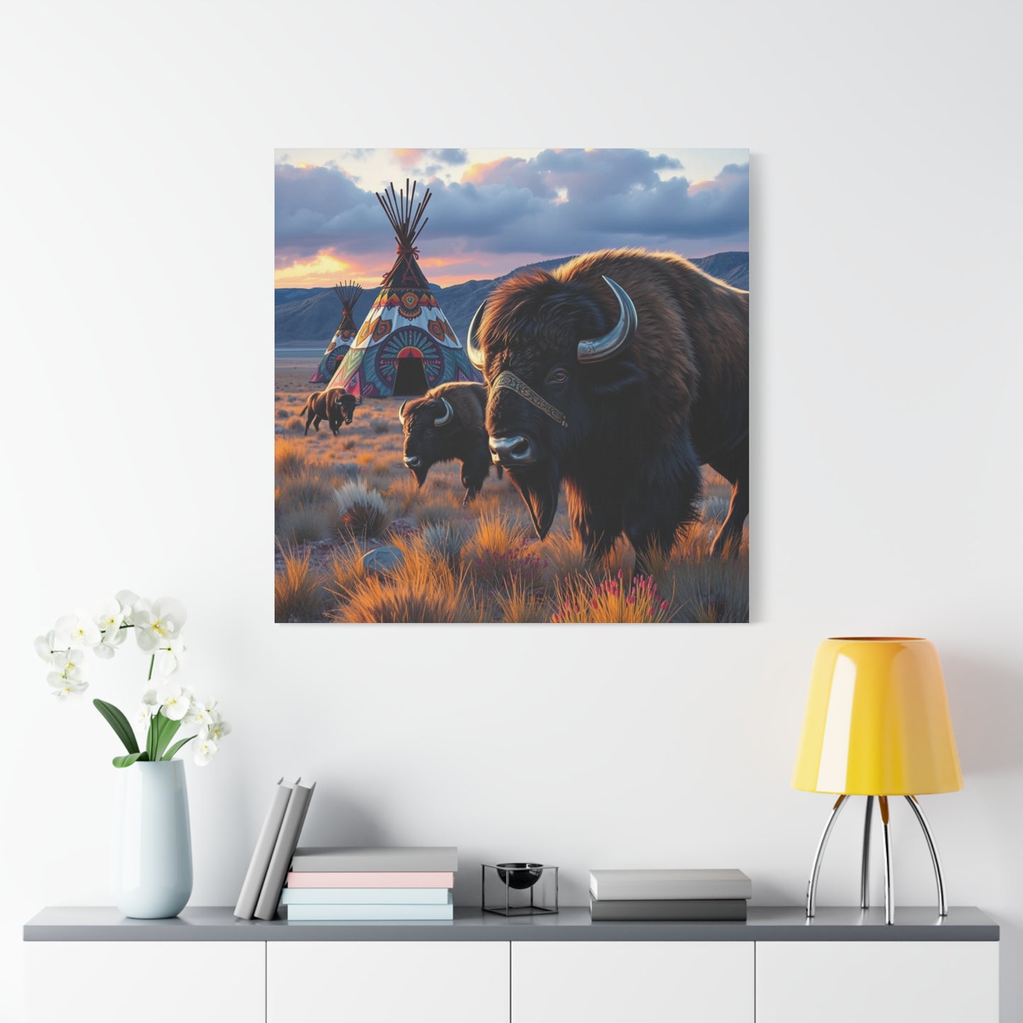 Canvas Print -Majestic Buffalo Wall Art