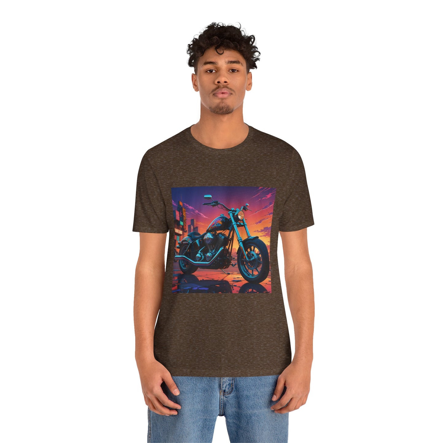 Chopper Abstract Background Tee