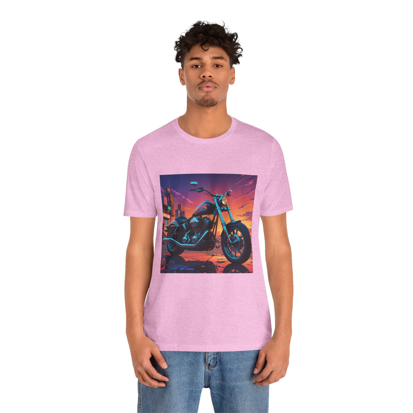 Chopper Abstract Background Tee