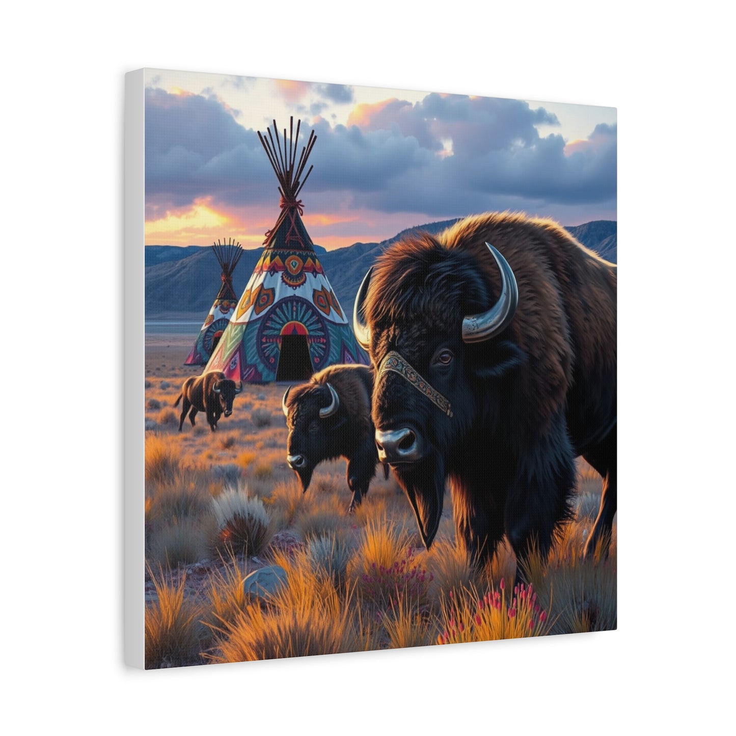 Canvas Print -Majestic Buffalo Wall Art