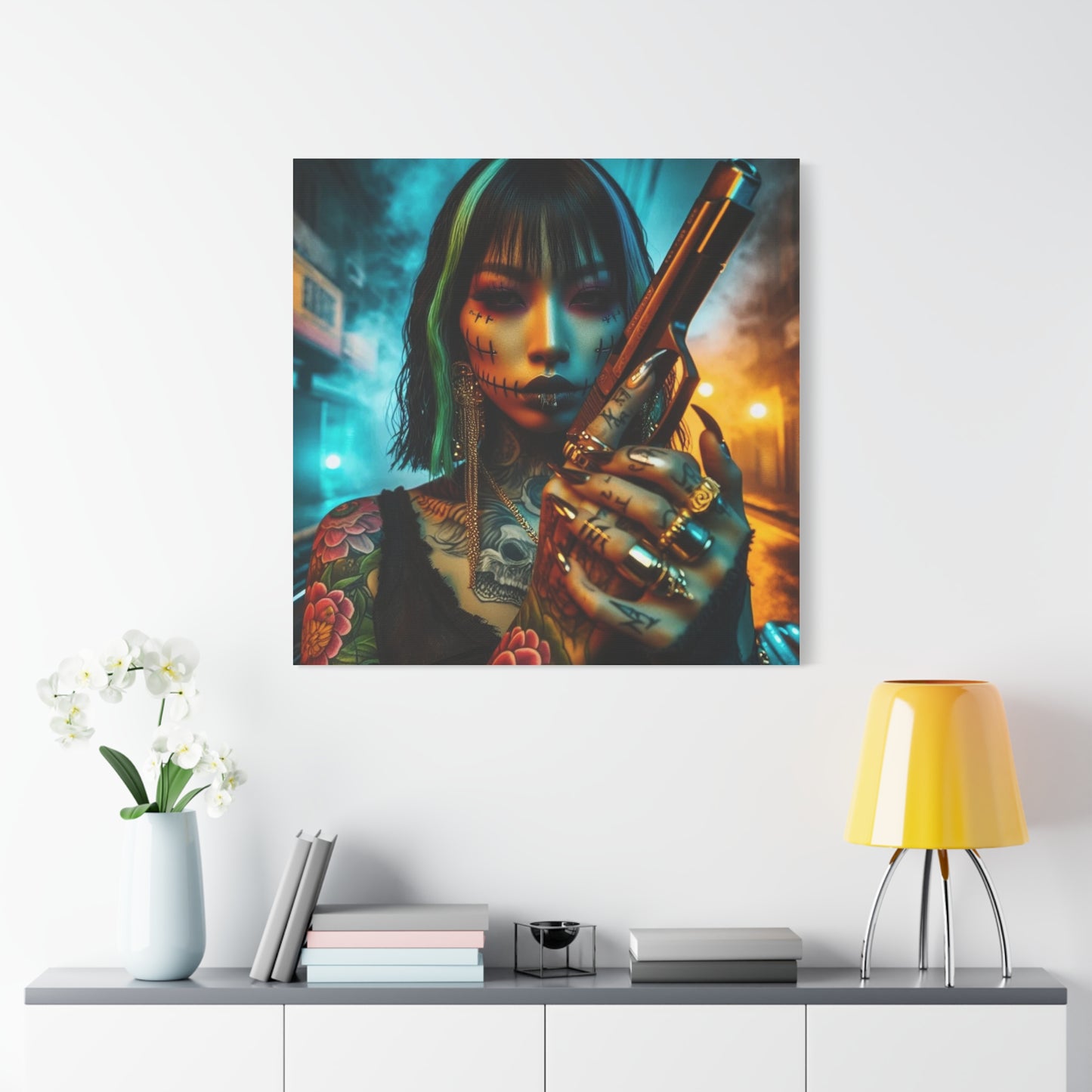 Canvas Print - "Fearless, fierce, and fabulous. Art