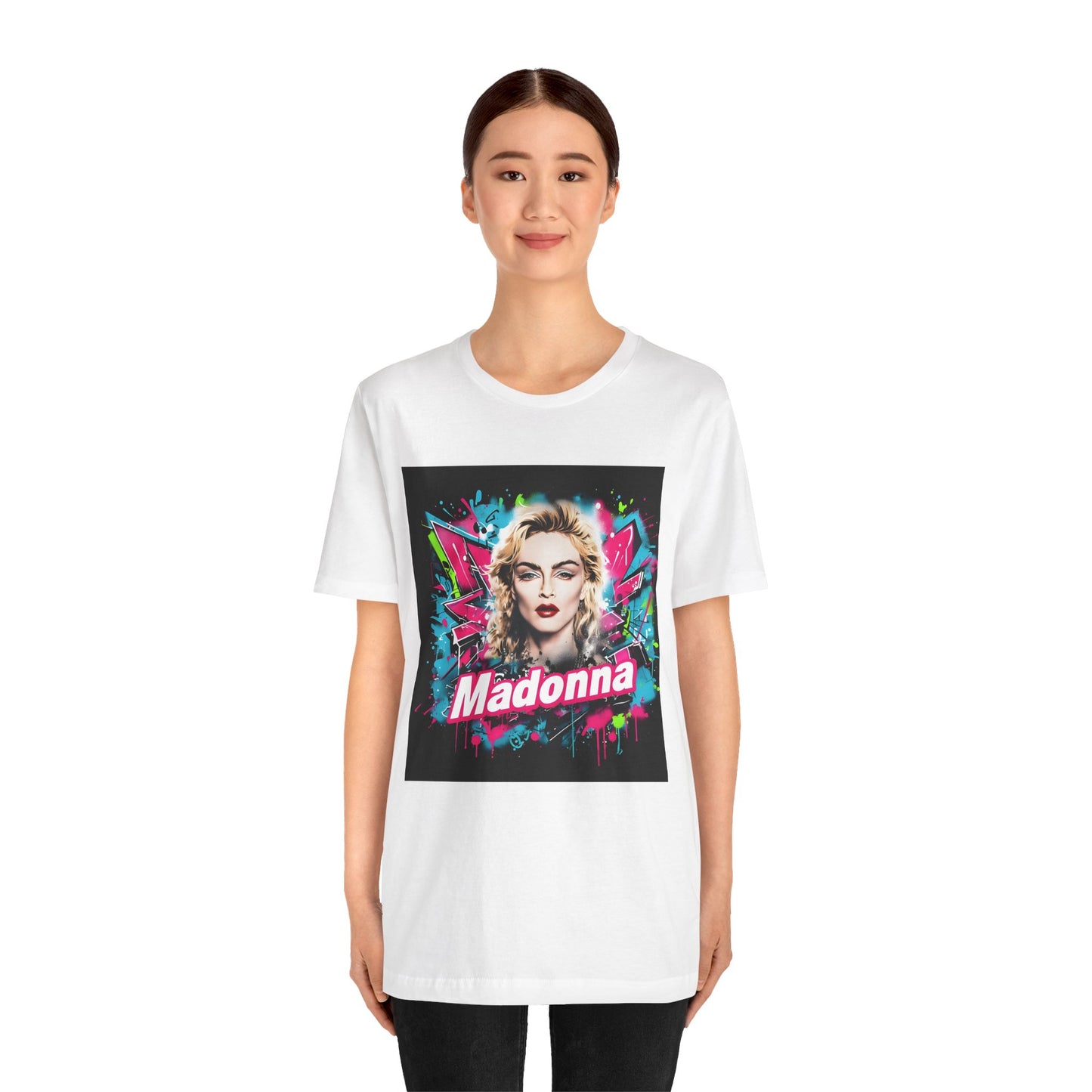 Madonna Music Graffiti Unisex Tee 1