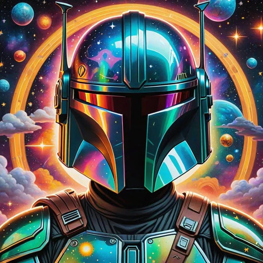 The Mandalorian Art -PNG Download to make Pictures, posters, T-shirts, Tumblers, Mugs