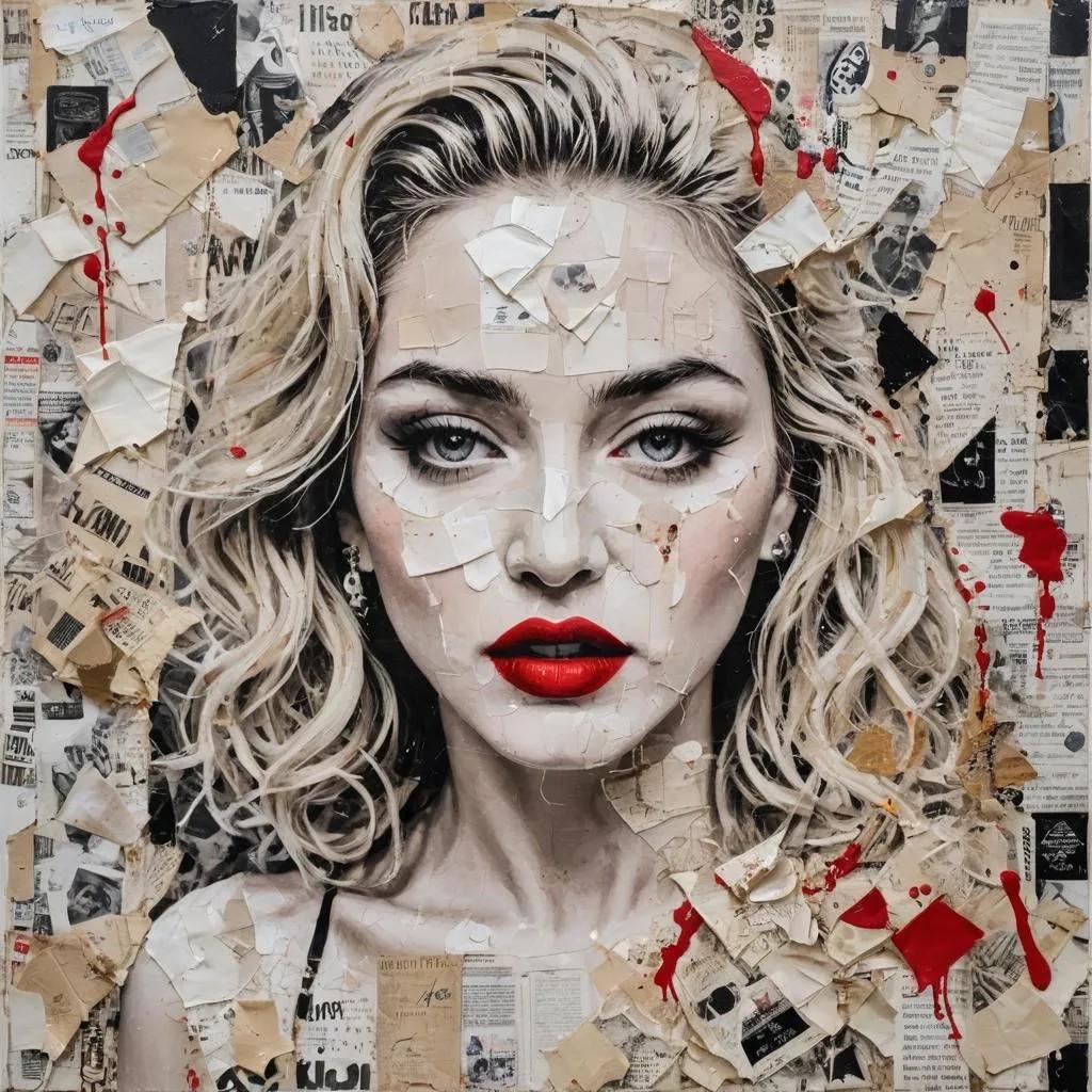 Madonna Abstract Musician Art-PNG Download to make Pictures, posters, T-shirts, Tumblers, Mugs