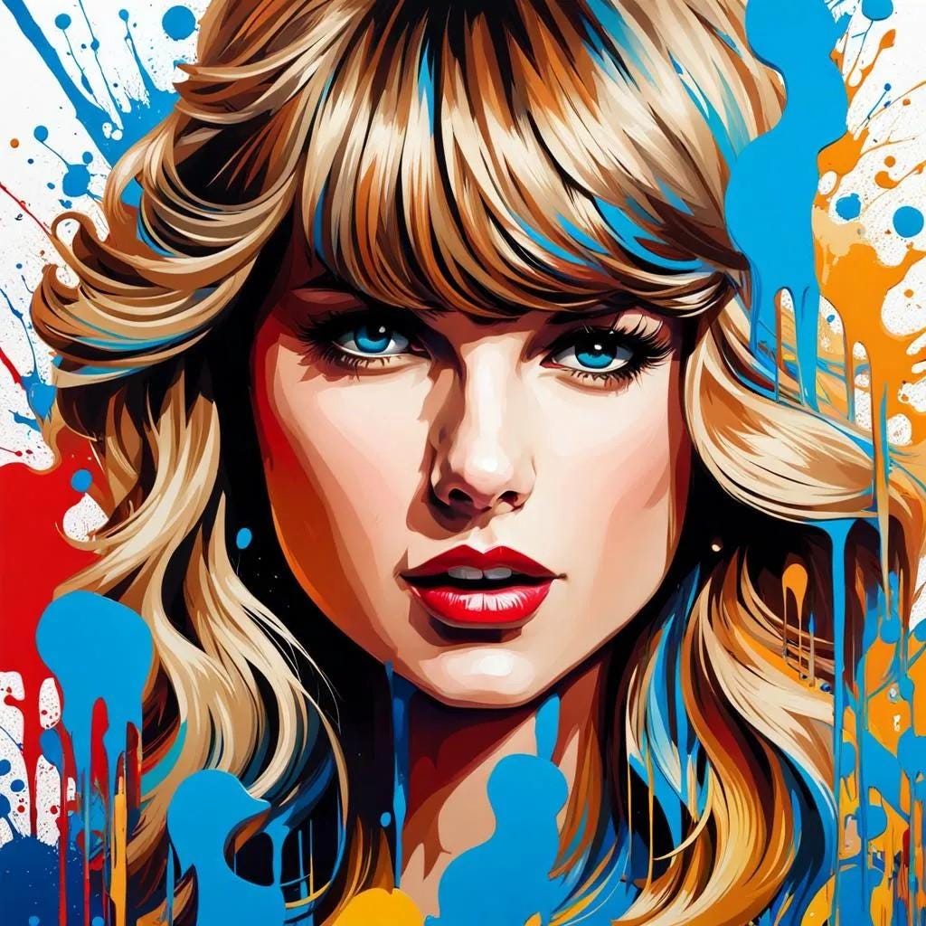 Taylor Pop Star Abstract Musician Art-PNG Download to make Pictures, posters, T-shirts, Tumblers, Mugs