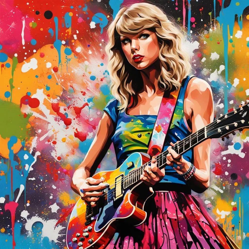 Taylor Pop Star Abstract Musician Art-PNG Download to make Pictures, posters, T-shirts, Tumblers, Mugs