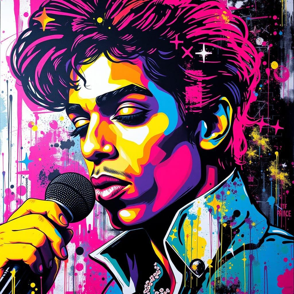 Prince Pop Star Abstract Musician Art-PNG Download to make Pictures, posters, T-shirts, Tumblers, Mugs