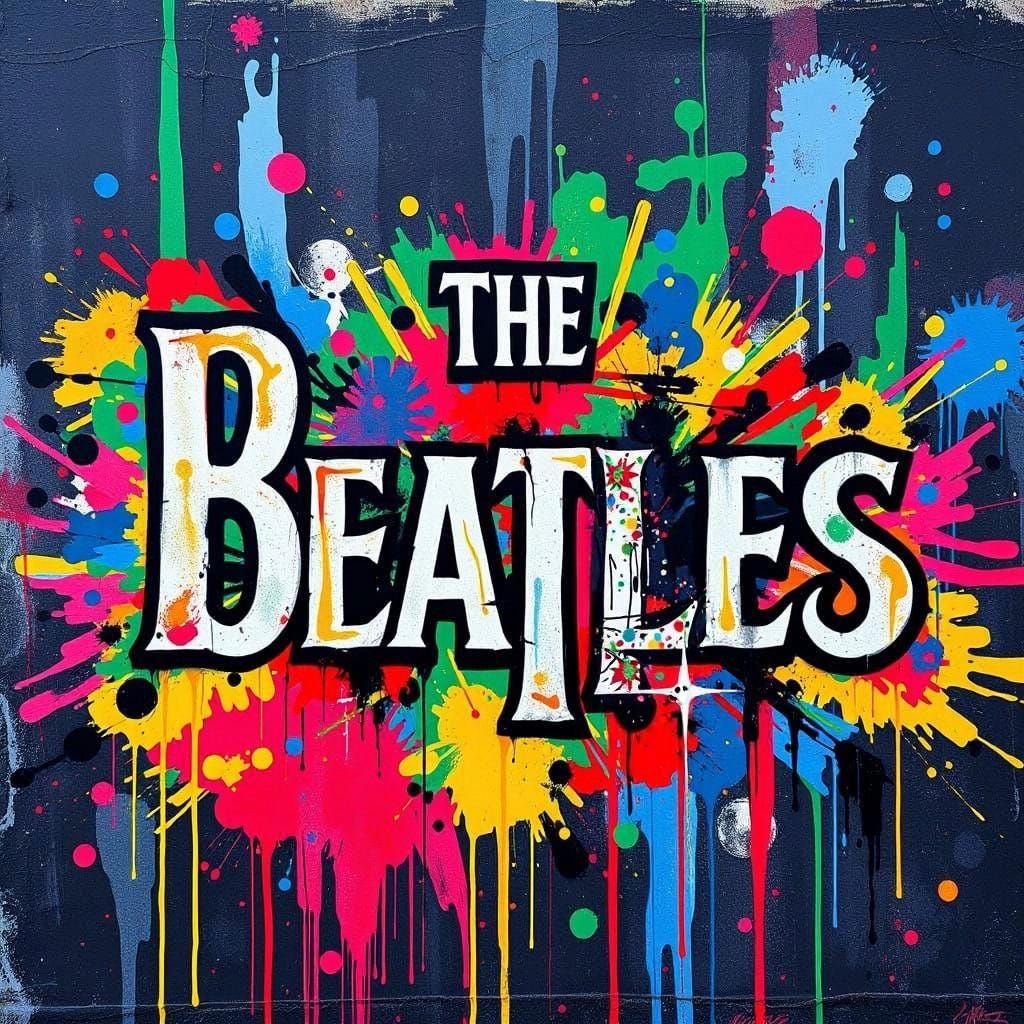 5 Beatles Logos Rock and Roll Abstract Musician Art-PNG Download to make Pictures, posters, T-shirts, Tumblers, Mugs