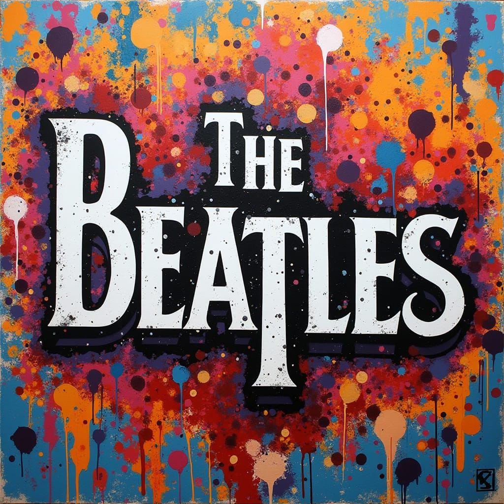 5 Beatles Logos Rock and Roll Abstract Musician Art-PNG Download to make Pictures, posters, T-shirts, Tumblers, Mugs