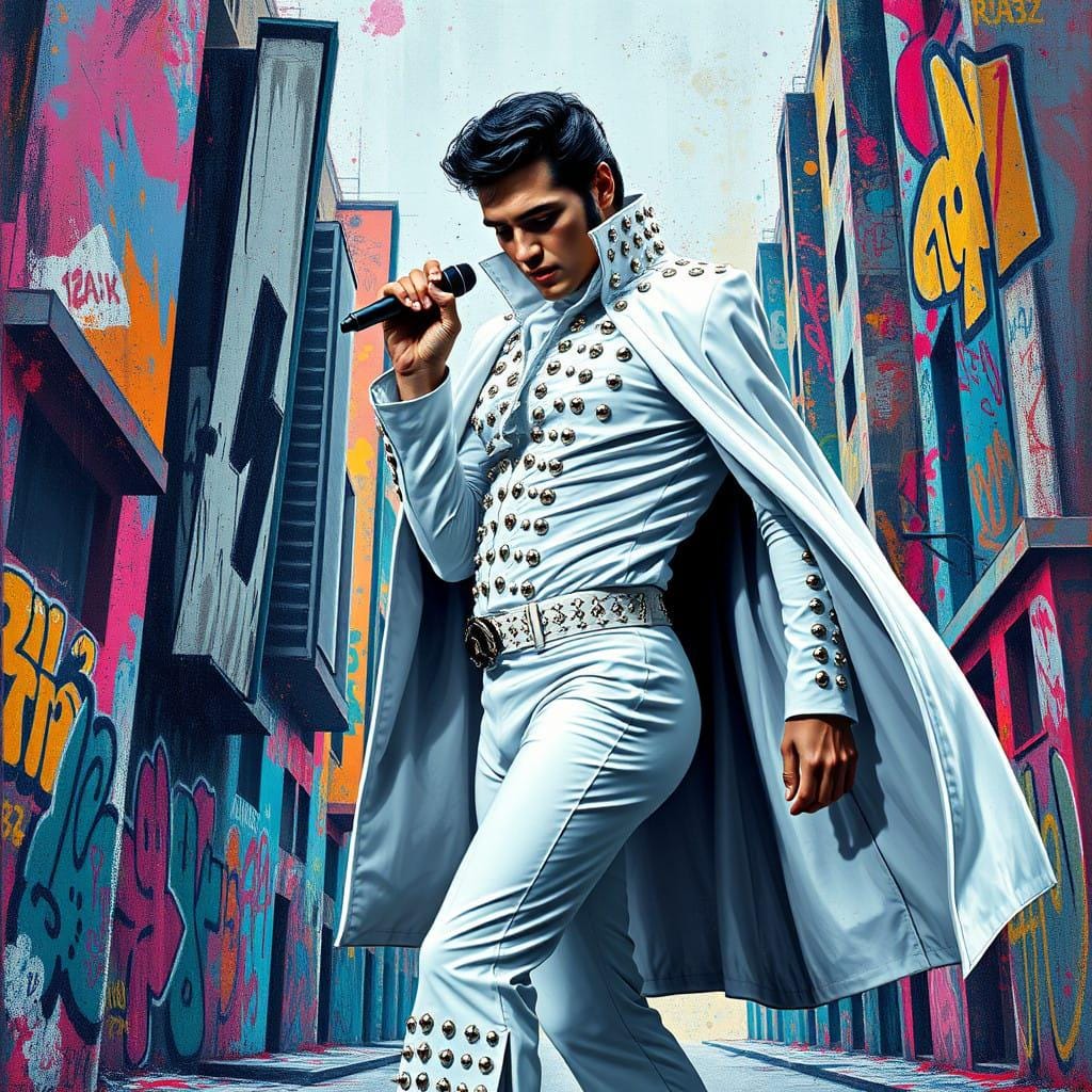 Elvis Presley King of Pop Star Abstract Musician Art-PNG Download to make Pictures, posters, T-shirts, Tumblers, Mugs