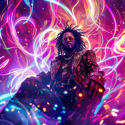 Lenny Kravitz Abstract Musician Art-PNG Download to make Pictures, posters, T-shirts, Tumblers, Mugs