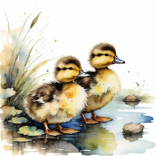 Cute Ducks PNG Download to make Pictures, posters, T-shirts, Tumblers, Mugs