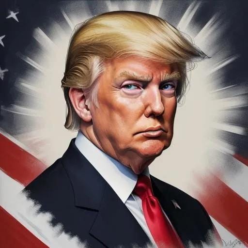 Trump -PNG Download to make Pictures, posters, T-shirts, Tumblers, Mugs