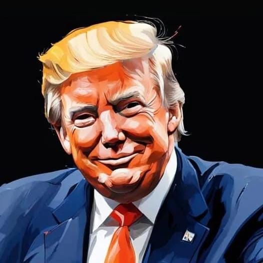 Trump -PNG Download to make Pictures, posters, T-shirts, Tumblers, Mugs