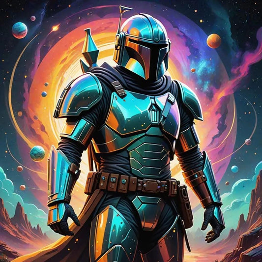 The Mandalorian Art -PNG Download to make Pictures, posters, T-shirts, Tumblers, Mugs