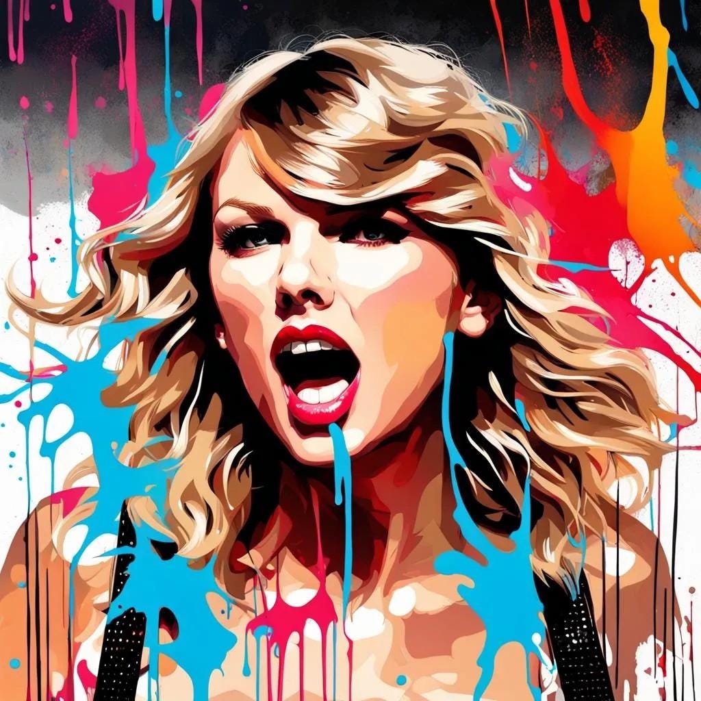 Taylor Pop Star Abstract Musician Art-PNG Download to make Pictures, posters, T-shirts, Tumblers, Mugs