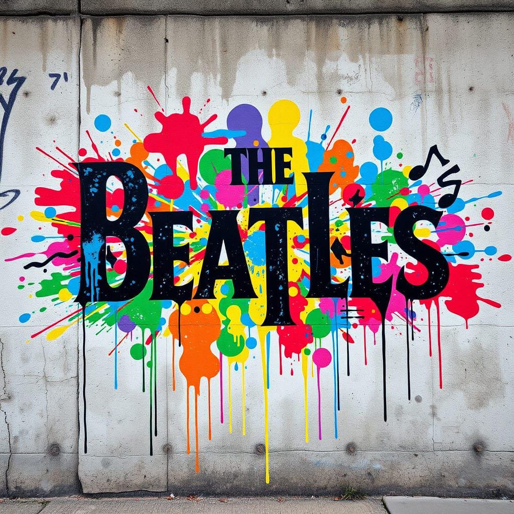 5 Beatles Logos Rock and Roll Abstract Musician Art-PNG Download to make Pictures, posters, T-shirts, Tumblers, Mugs