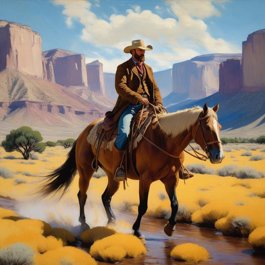 Western, Southwest Cowboy Art -PNG Download to make Pictures, posters, T-shirts, Tumblers, Mugs